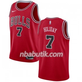 NBA Mænd Trøje Chicago Bulls Justin Holiday 7 Nike 2017-18 Rød Swingman